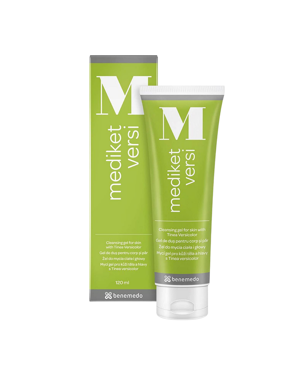 Mediket Versi 120mL - 醫學專用潔膚液 | 專效對抗汗斑及脂溢性皮炎