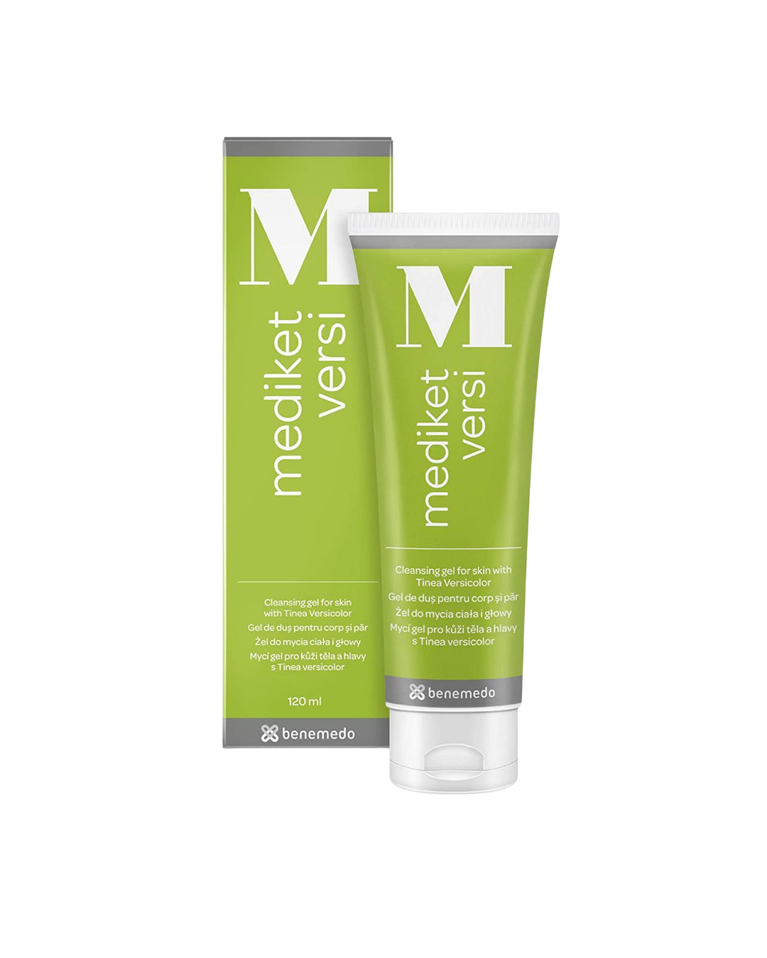 Mediket Versi 120mL - 醫學專用潔膚液 | 專效對抗汗斑及脂溢性皮炎